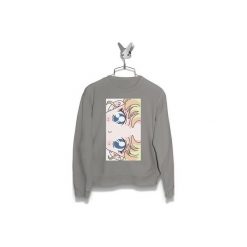 Bluza Oczy Usagi Tsukino Męska. Czarne bluzy męskie Failfake, xxl, bez wzorów, bez kołnierzyka, bez rękawów, bez kaptura. Za 170,00 zł.