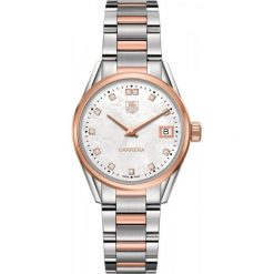 ZEGAREK TAG HEUER CARRERA WAR1352.BD0779. Szare zegarki damskie TAG HEUER, złote. Za 16430,00 zł.