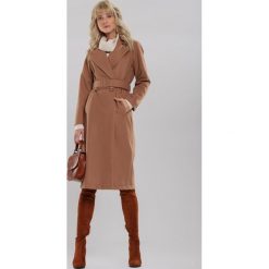 Ciemnobeżowy Płaszcz Redford. Brązowe płaszcze damskie other, s, bez wzorów, długie. Za 189,99 zł.