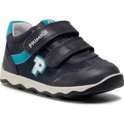 Sneakersy PRIMIGI - 6355900 Navy. Niebieskie trampki chłopięce Primigi, bez wzorów, ze skóry, na rzepy. Za 239,00 zł.