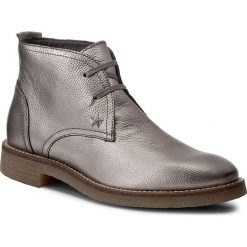 Botki TOMMY HILFIGER - Beritt 14Z FW0FW01665 Dark Silver 042. Czarne botki damskie na obcasie marki TOMMY HILFIGER, z materiału, z okrągłym noskiem. W wyprzedaży za 299,00 zł.