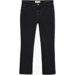Mango - Jeansy Jandri. Czarne proste jeansy damskie Mango. Za 139,90 zł.