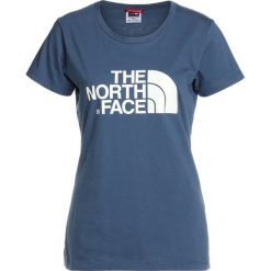 The North Face EASY Tshirt z nadrukiem dunkelblau/weiss/weiss. Niebieskie t-shirty damskie The North Face, xl, z nadrukiem, z bawełny. Za 129,00 zł.
