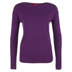 S.Oliver Sweter Damski 36 Fioletowy. Fioletowe swetry klasyczne damskie S.Oliver, s, z dekoltem w łódkę. Za 159,00 zł.