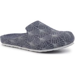 Kapcie SCHOLL - Laye F27594 1040 350 Navy Blue. Niebieskie klapki damskie Scholl, z materiału. Za 159,00 zł.