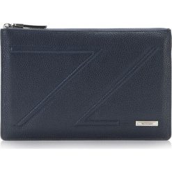 Saszetka 87-3U-204-7. Niebieskie saszetki damskie Wittchen, bez wzorów, eleganckie, bez dodatków. Za 219,90 zł.
