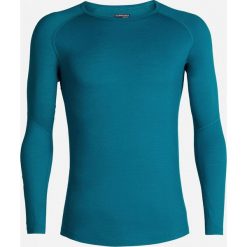 Icebreaker T-shirt męski 150 Zone LS Crewe Turkusowy XL. Niebieskie koszulki męskie termoaktywne Icebreaker, xl, bez wzorów, sportowe, bez kołnierzyka, długie. W wyprzedaży za 255,00 zł.