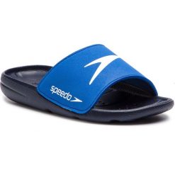 Klapki SPEEDO - Atami Core Sld Ju 8-07398C948 Blue. Niebieskie chodaki damskie Speedo, z materiału. Za 79,99 zł.