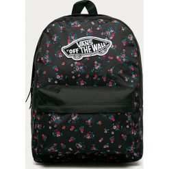 Vans - Plecak. Czarne plecaki damskie Vans, bez wzorów, z poliesteru. Za 169,90 zł.