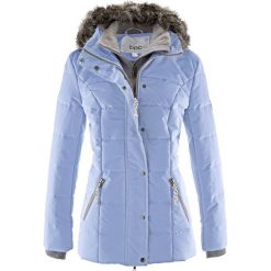 Kurtka zimowa 2 w 1 bonprix perłowy niebieski. Niebieskie kurtki damskie bonprix, na zimę, bez wzorów. Za 239,99 zł.