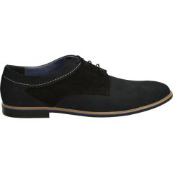 Derby męskie: Półbuty męskie - 412 N BLU-NER