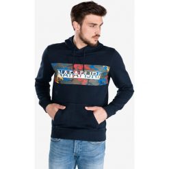Napapijri Balka Bluza Niebieski. Niebieskie bluzy męskie Napapijri, xxl, z nadrukiem, z bawełny, bez kołnierzyka, bez rękawów, bez kaptura. Za 455,95 zł.