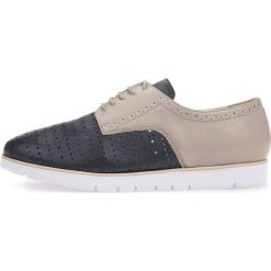 Geox półbuty damskie Kookean 36 beżowy. Brązowe półbuty damskie Geox, bez wzorów, eleganckie, bez obcasa, bez zapięcia. W wyprzedaży za 374,00 zł.