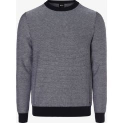 BOSS Casual - Sweter męski, niebieski. Niebieskie swetry męskie s, z żakardem, casualowe. Za 299,95 zł.
