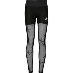 Legginsy w kolorze czarnym do biegania. Czarne legginsy sportowe damskie xl, z materiału, do biegania. W wyprzedaży za 154,95 zł.