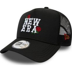 New Era - Czapka. Czarne czapki męskie New Era, z aplikacjami, z bawełny. W wyprzedaży za 114,90 zł.