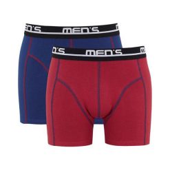 Cellbes Bokserki 2 Pack granatowy ciemnoczerwony male niebieski/czerwony XXL. Czerwone bokserki męskie Cellbes, z gumy. Za 119,00 zł.
