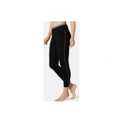 Legginsy 7/8 Slim Gym & Pilates 510 damskie. Czarne legginsy sportowe damskie NYAMBA, xl, bez wzorów, z elastanu, na jogę i pilates. Za 59,99 zł.