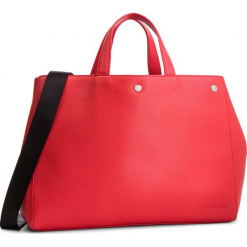 Torebka CALVIN KLEIN JEANS - Logo Banner Ew Bottom Tote K40K400821 634. Czerwone torebki klasyczne damskie Calvin Klein Jeans, bez wzorów, z jeansu, klasyczne, bez dodatków. W wyprzedaży za 389,00 zł.