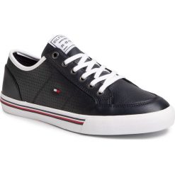 Sneakersy TOMMY HILFIGER - Core Corporate Leather Sneaker FM0FM02677 Desert Sky DW5. Niebieskie sneakersy męskie TOMMY HILFIGER, bez zapięcia. W wyprzedaży za 309,00 zł.