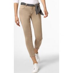 Marc O'Polo - Spodnie damskie – Lulea Slim, beżowy. Brązowe spodnie damskie Marc O'Polo, w paski. Za 559,95 zł.