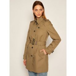 Trencz TOMMY HILFIGER Single Breasted WW0WW25610. Czarne płaszcze damskie TOMMY HILFIGER, m, bez wzorów. Za 1299,00 zł.