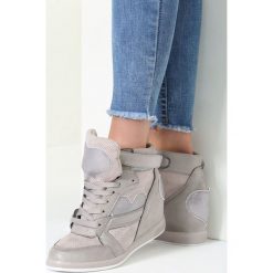 Sneakersy damskie: Szare Sneakersy Be the One