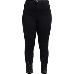 Boyfriendy damskie: Dorothy Perkins Curve SCATTER GEM Jeansy Slim Fit black