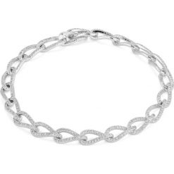 Wspaniała Bransoletka Złota - złoto 585, Brylant 1,17ct. Żółte bransoletki damskie W.KRUK, z materiału, z brylantem, złote. Za 17900,00 zł.
