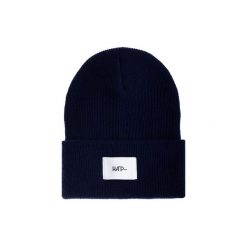 Czapka Beanie Navy. Niebieskie czapki damskie marki Harp Team, z dzianiny. Za 49,00 zł.
