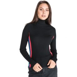 TWINSET Sweter Czarny. Czarne bluzy damskie Twinset, l, w paski, z wiskozy, bez rękawów, bez kaptura. Za 654,95 zł.