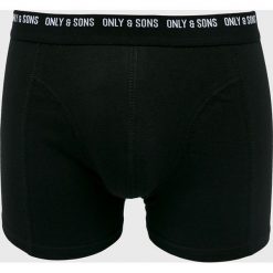 Only & Sons - Bokserki (3-pack). Czarne bokserki męskie Only & Sons, bez wzorów, z elastanu. W wyprzedaży za 49,90 zł.