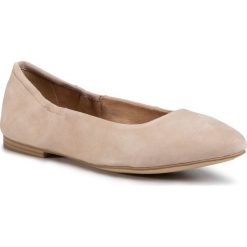 Baleriny S.OLIVER - 5-22101-24 Beige 400. Brązowe baleriny damskie S.Oliver, bez wzorów, z zamszu, klasyczne, bez obcasa, na płaskiej podeszwie. Za 239,00 zł.