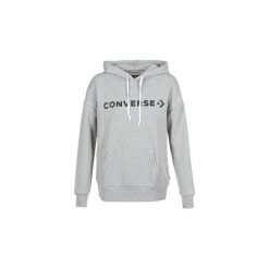 Bluzy Converse CONVERSE STAR CHEVRON OVERSIZED PULLOVER HOODIE. Szare bluzy damskie marki Converse, xl, bez wzorów, bez rękawów, bez kaptura. Za 215,20 zł.