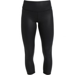 Legginsy: Manduka CORSET CROP Legginsy black sheen