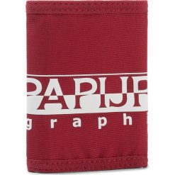 Duży Portfel Męski NAPAPIJRI - Happy Wallet 1 N0YI0K Red Scarlet R01. Czerwone portfele męskie Napapijri, bez wzorów, z materiału. Za 89,00 zł.