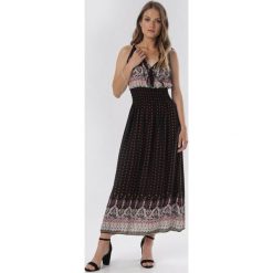 Czarna Sukienka Aurania. Czarne sukienki damskie Born2be, na lato, xl, bez wzorów, bez kołnierzyka, bez rękawów. W wyprzedaży za 49,99 zł.