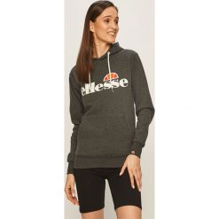 Ellesse - Bluza. Zielone bluzy damskie Ellesse, z nadrukiem, z bawełny, z długim rękawem, długie, z kapturem. W wyprzedaży za 179,90 zł.