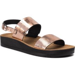 Sandały SCHOLL - Cynthia Sandal F27435 1853 360 Rose Gold. Żółte klapki damskie Scholl, z materiału. W wyprzedaży za 189,00 zł.