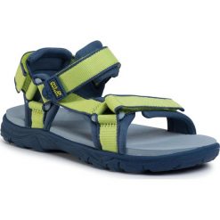 Sandały JACK WOLFSKIN - Seven Seas 3 K 4040061 S Lime/Blue. Zielone sandały chłopięce Jack Wolfskin, z tworzywa sztucznego, bez zapięcia. Za 159,00 zł.
