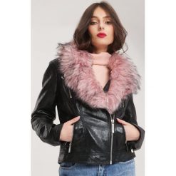 Czarno-Różowa Kurtka Bloom In My Heart. Czarne kurtki damskie Renee, xl, bez wzorów, bez kaptura. Za 159,99 zł.