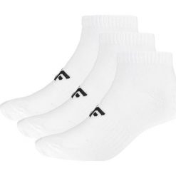 4F 3-pack Skarpetki Biały. Białe skarpetki damskie 4f, z elastanu. Za 51,95 zł.