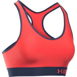 Biustonosze sportowe: Under Armour Biustonosz Armour Mid Solid-POM/MDN/POM pomarańczowy r. S