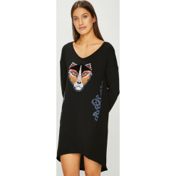 Desigual - Sukienka. Czarne sukienki dzianinowe marki Mohito, l, proste. Za 349,90 zł.