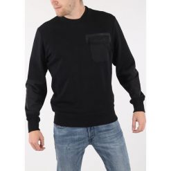 Diesel S-Crome Bluza Czarny. Czarne bluzy męskie Diesel, s, z nadrukiem, z bawełny, bez kołnierzyka, bez rękawów, bez kaptura. Za 602,95 zł.