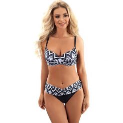: Bikini w kolorze czarnym ze wzorem