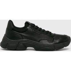 Calvin Klein - Buty. Białe sneakersy męskie Calvin Klein, ze skóry, na sznurówki. Za 879,90 zł.