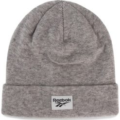 Czapka Reebok - Cl Fo Beanie ED0215 Mgreyh. Szare czapki damskie Reebok, na zimę, bez wzorów, z wełny. W wyprzedaży za 79,00 zł.