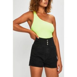 Tally Weijl - Szorty. Niebieskie szorty damskie TALLY WEIJL, bez wzorów, z bawełny, casualowe, z podwyższonym stanem. Za 79,90 zł.