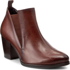 Botki GABOR - 51.710.24 Castagno. Brązowe buty zimowe damskie Gabor, z materiału. W wyprzedaży za 299,00 zł.